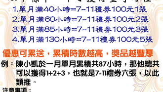 累積送好禮